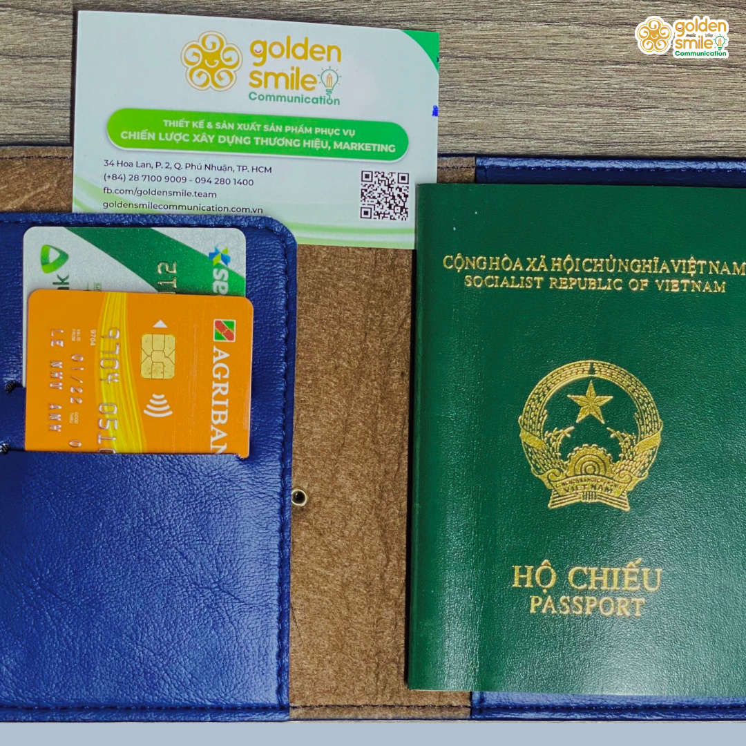 Bao đựng passport cung cấp bởi Golden Smile Communication thời thượng và vô cùng hữu dụng