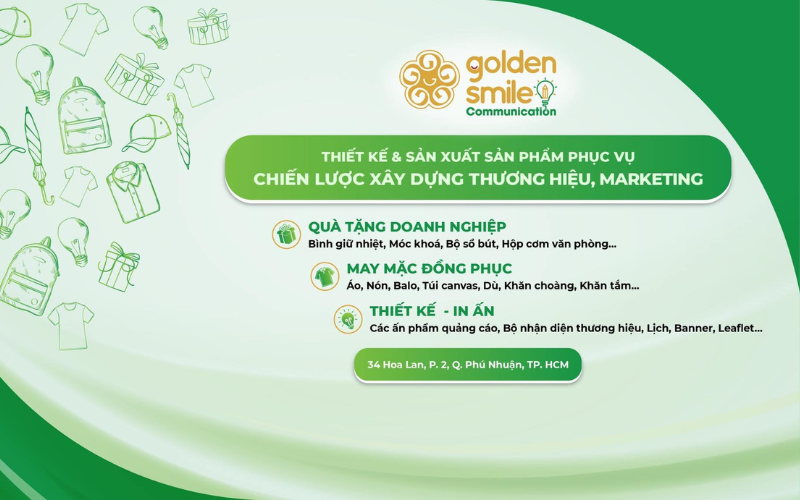 Golden Smile Communication cung cấp đa dạng doanh mục sản phẩm cho khách hàng lựa chọn 