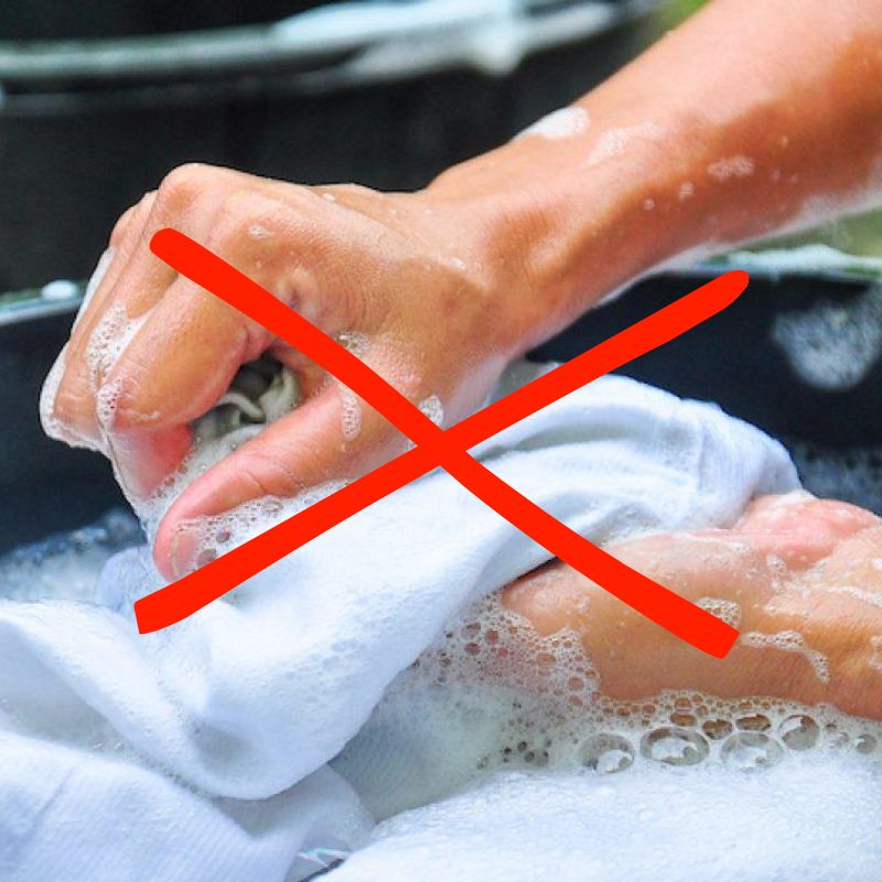 Không Sử Dụng Bột Giặt Ở Lần Giặt Đầu 