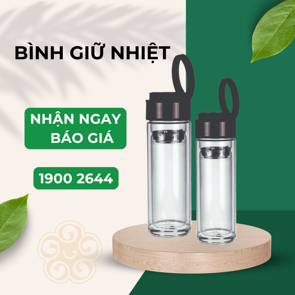 Bình giữ nhiệt thuỷ tinh với khả năng giữ nhiệt và giữ lạnh vượt trội