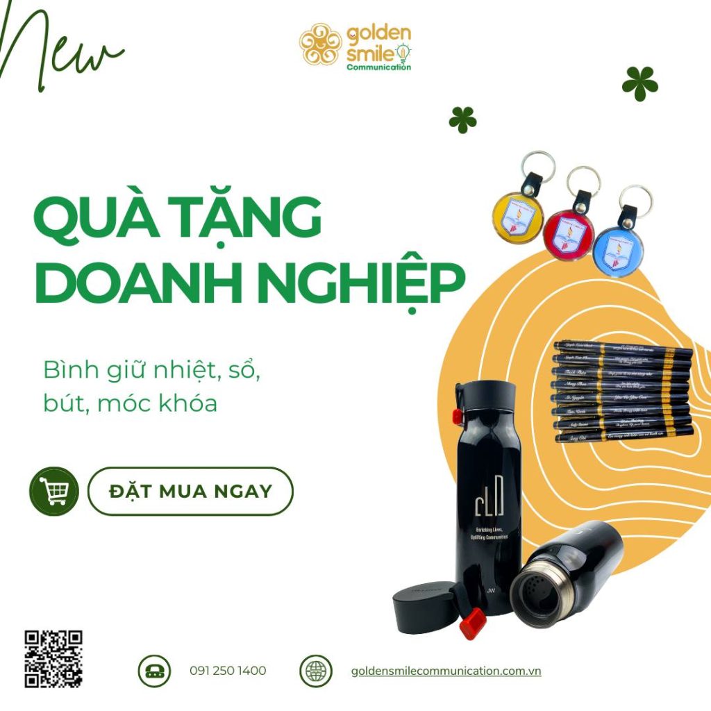 Golden Smile Communication tiếp tục dẫn đầu xu hướng quà tặng doanh nghiệp cuối năm 2024