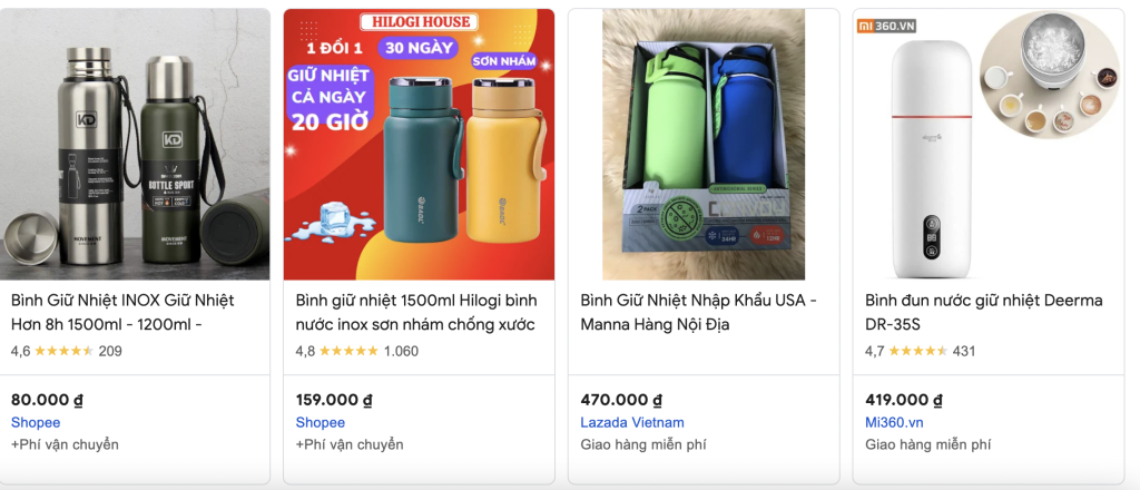 Có vô số kênh thương mại điện tử bán lẻ cho khách hàng lựa chọn như shopee, lazada,...